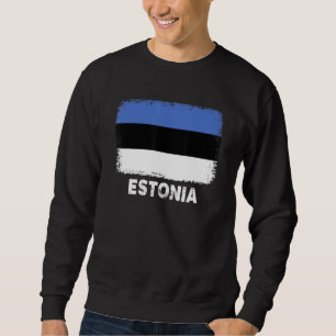 Estland Flaggenunterstützung Estland People Women Sweatshirt