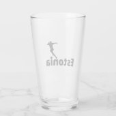 Estland Fußball Glas (Rückseite)