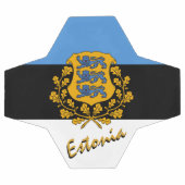 Estland - Fußball und Estnische Flagge / Sport (Flach)