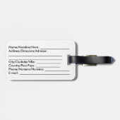 Estland-Gepäckanhänger Gepäckanhänger (Rückseite horizontal)