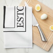 Estland Geschirrtuch (Viertel Falte)