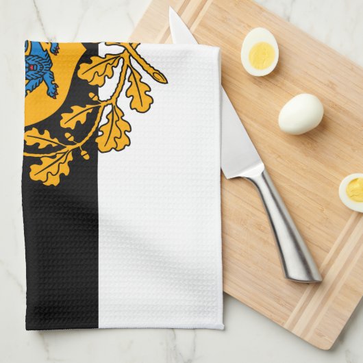 Estland Geschirrtuch (Viertel Falte)