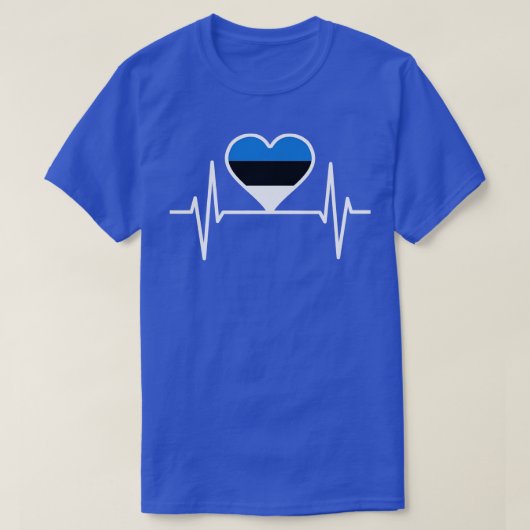 Estland Heartbeat T-Shirt (Design vorne)