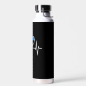 Estland Herzschlager Flagge Trinkflasche (Links)
