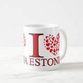 Estland I Liebe Kaffeetasse (VorderseiteRechts)