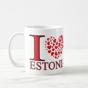 Estland I Liebe Kaffeetasse