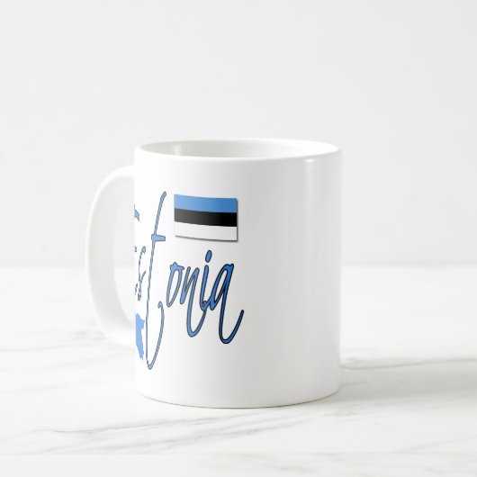 Estland Kaffeetasse (Vorderseite Links)