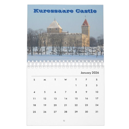 Estland Kalender (Jan 2026)