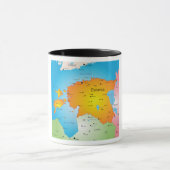 Estland Karte Tasse (Zentrum)