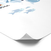 Estland-Kartenposter Poster (Ecke)