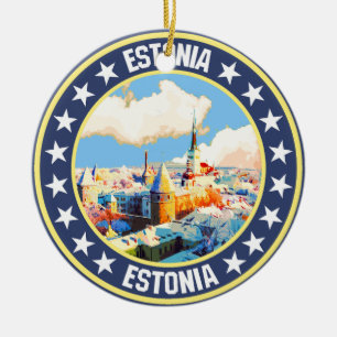 Estland Keramik Ornament