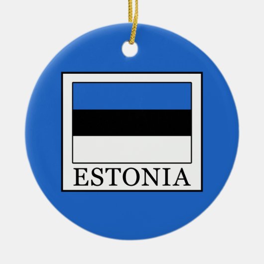 Estland Keramik Ornament (Vorne)