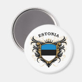 Estland Magnet (Vorderseite/Rückseite)