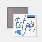 Estland Magnet (Vorderseite/Rückseite)