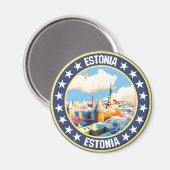 Estland Magnet (Vorderseite/Rückseite)