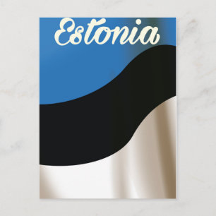 Estland Nationales Reiseplakat Postkarte