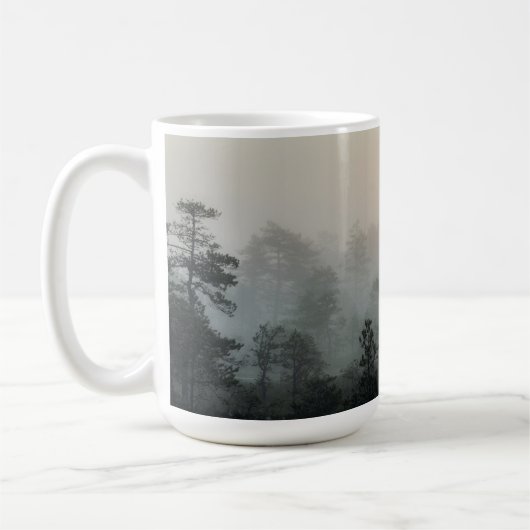 Estland Natur Früh Morgen in Viru-Bog Kaffeetasse (Links)