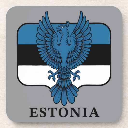 Estland Nordeuropa Getränkeuntersetzer (Vorderseite)