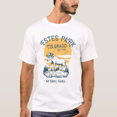 Estland Park Colorado Nationalpark Moose Sunset T-Shirt (Vorderseite)