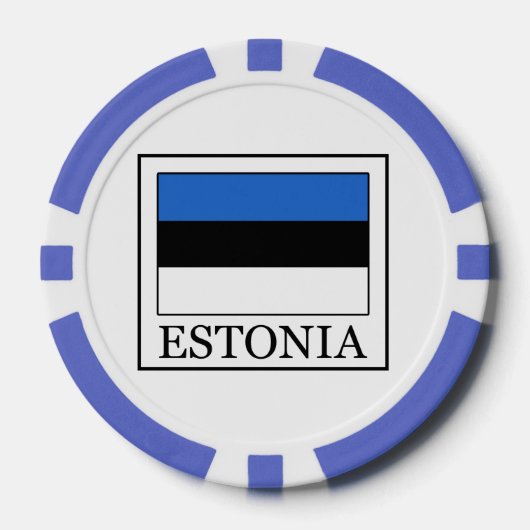 Estland Pokerchips (Vorderseite)