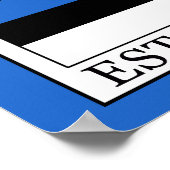 Estland Poster (Ecke)