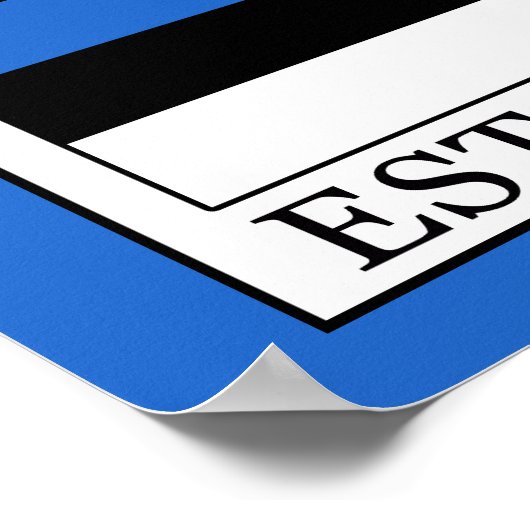 Estland Poster (Ecke)