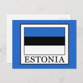 Estland Postkarte (Vorne/Hinten)