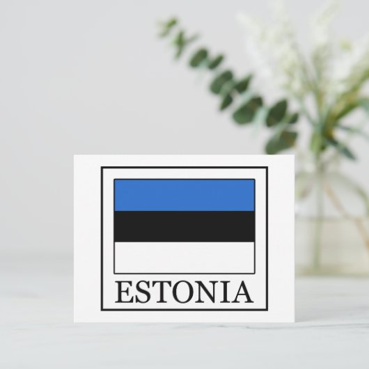 Estland Postkarte (Stehend Vorderseite)