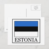 Estland Postkarte (Vorne/Hinten)