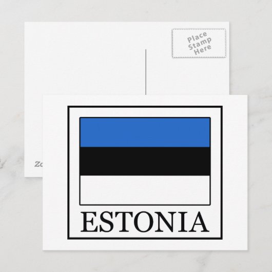 Estland Postkarte (Vorne/Hinten)