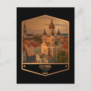 Estland Postkarte