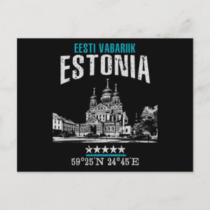 Estland Postkarte