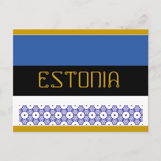 Estland Postkarte (Vorderseite)