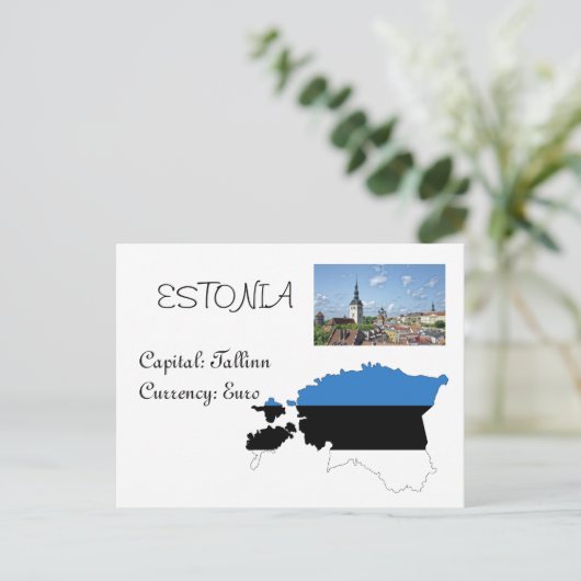 Estland Postkarte (Stehend Vorderseite)