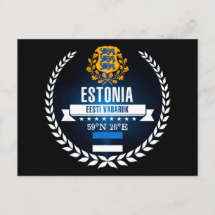 Estland Postkarte