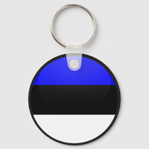Estland - Qualitätsflaggenkreislauf Schlüsselanhänger