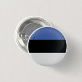 Estland-runde Symbolflagge Button (Vorne & Hinten)