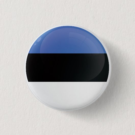Estland-runde Symbolflagge Button (Vorderseite)