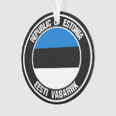 Estland-RundEmblem Ornament (Vorderseite)