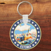Estland Schlüsselanhänger (Rückseite)