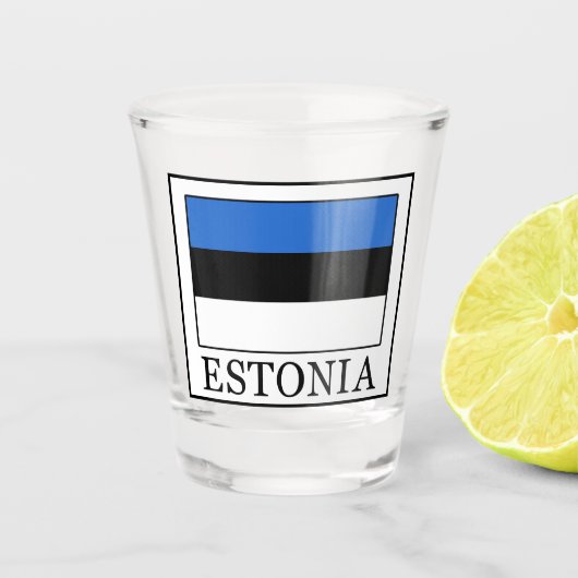 Estland Schnapsglas (Vorderseite)