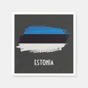 Estland Servietten. Estnische Farben Serviette
