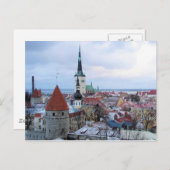 Estland Skyline Postkarte (Vorne/Hinten)