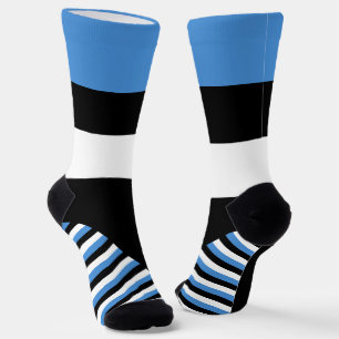 Estland Socken, estnische Flagge Farben / Sport Socken