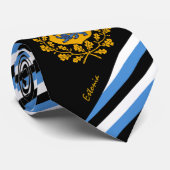 Estland Stripes Krawatte Business Estland Flag Mod (Gerollt)