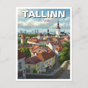 Estland Tallinn Travel Postkarte