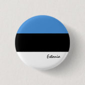 Estland-Taste, patriotische estnische Flagge Button (Vorderseite)