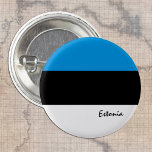 Estland-Taste, patriotische estnische Flagge Button<br><div class="desc">Buttons: Estnische Flagge - Liebe meines Landes,  Reise,  Urlaub,  Nationalpatrioten / Sportfans</div>