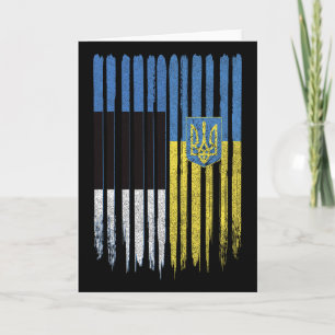 Estland Ukraine Estnisch Ukrainisch Flagge Karte