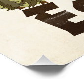 Estland Vintage-Reiseposter Poster (Ecke)